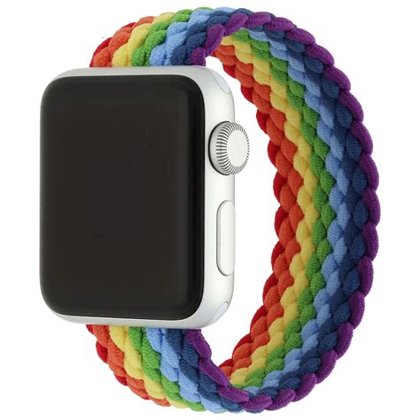 Bracelet Nylon Boucle Unique Tress Apple Watch Color E