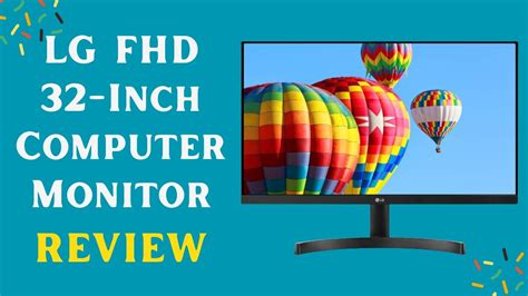 LG 32ML600M B Monitor A Stunning FHD Experience Review YouTube