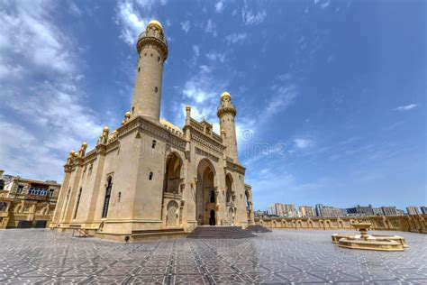 Taza Pir Mosque - Baku, Azerbaijan Stock Image - Image of cityscape ...