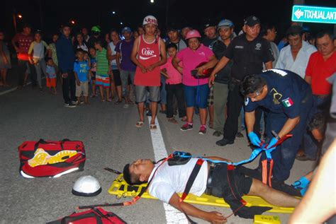 Dos Heridos Uno De Ellos De Gravedad En Un Accidente Vial ~ Cuarto Poder Yucatan