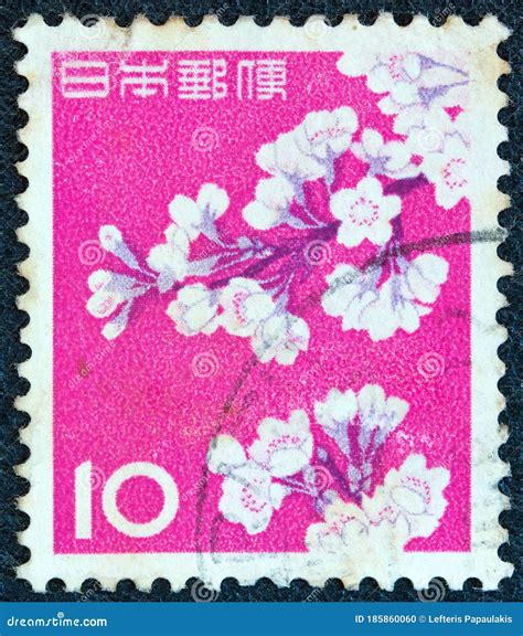 Japan Circa A Stamp Printed In Japan Shows Miroku Bosatsu Wood