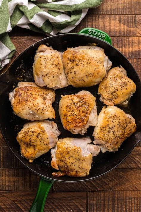 Baked Chicken Thighs In Cast Iron Skillet Kitchen Divas