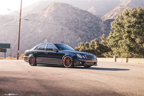 Dark Blue Mercedes E Class Boasting Innovative Tuning Kit — Gallery