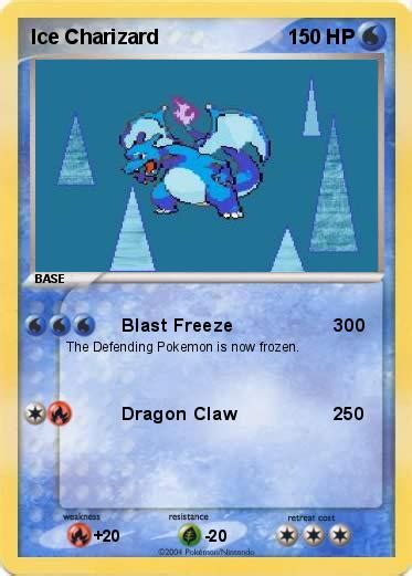 Pokémon Ice Charizard 3 3 Blast Freeze 300 My Pokemon Card