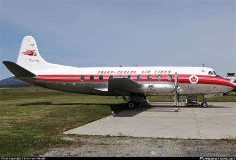 Cf Thg Trans Canada Air Lines Tca Vickers Viscount Photo By Erwin