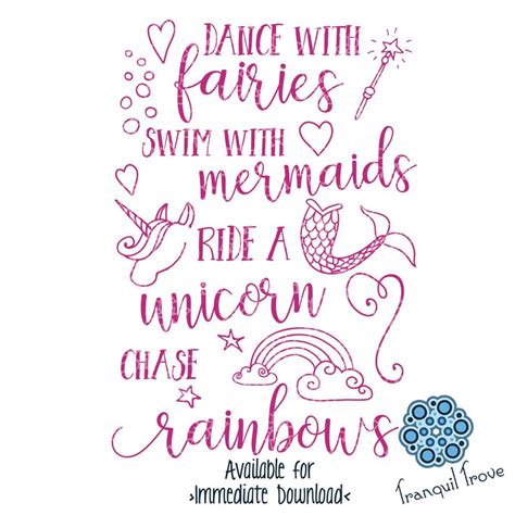 Dance With Fairies Swim With Mermaids Ride A Unicorn And Chase