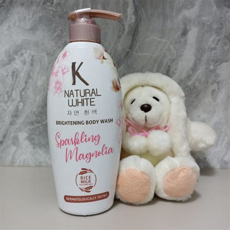 Jual K Natural White Brightening Body Wash Sparkling Magnolia Pump