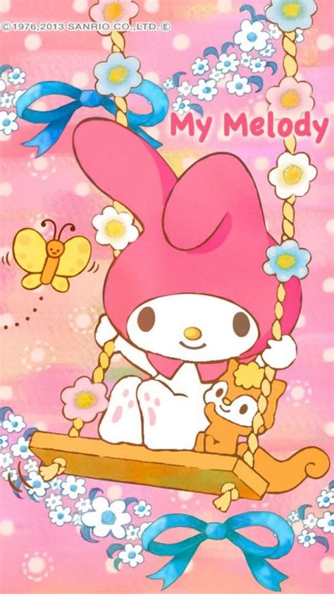 Pin By Alisa1991 On My Melody Bg Walpaper Hello Kitty Melody Hello Kitty Hello Kitty Drawing