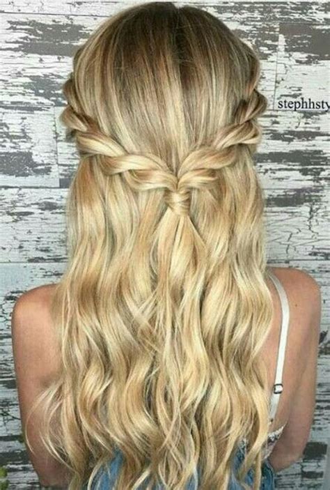 37 Beautiful Half Up Half Down Hairstyles For The Modern Bride Long Hair Styles Thick Hair