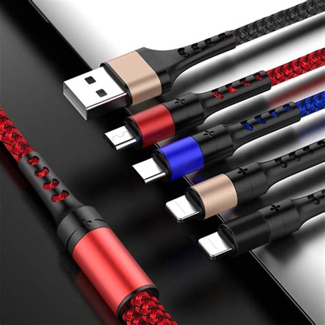 Floveme Cable De Carga Usb En Para Iphone Cable Lightning A De