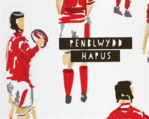 Welsh Rugby Birthday Card Penblwydd Hapus Etsy