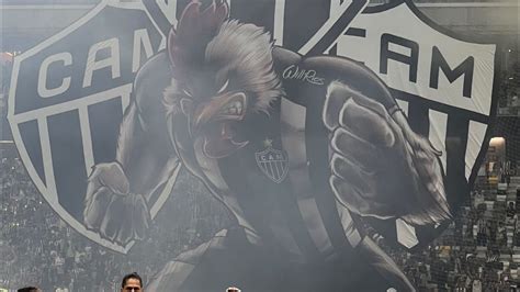 Festa Da Torcida Do Galo Na Arena Mrv Com Mosaico De Led AtlÉtico Mg X