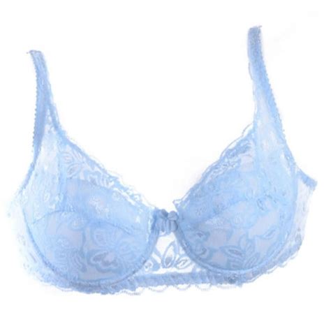 Alvage Women Padded Push Up Bra Embroidered Lace Bra Add Cups Bra