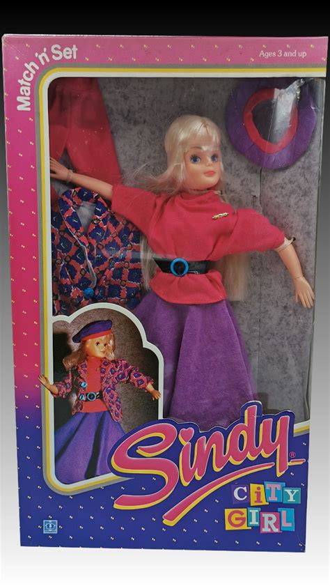 Hasbro Match N Set City Girl Sindy 1987