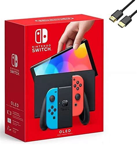 Nintendo Switch - OLED Model Console | 64 GB Internal Storage with Neon ...