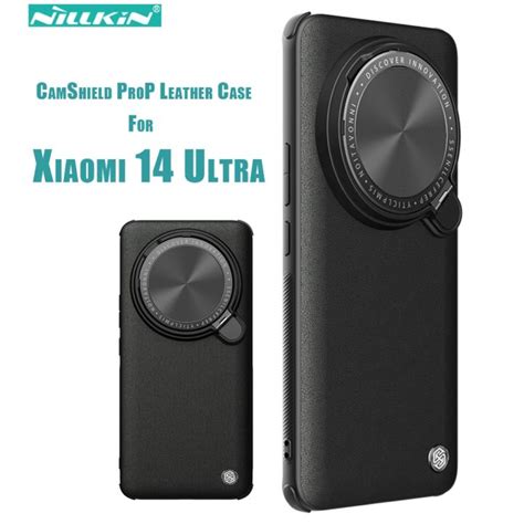 Nillkin Camshield Prop Leather Case For Xiaomi Ultra Flip Type Lens