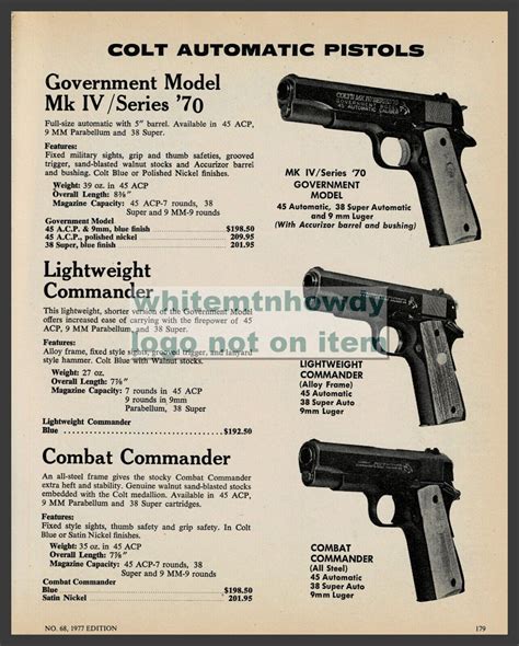 Colt Government Mk Iv Series Lightweight Combat Commander