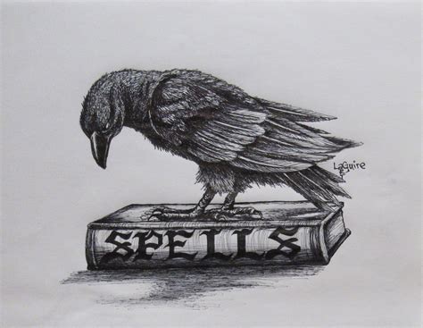 raven drawing