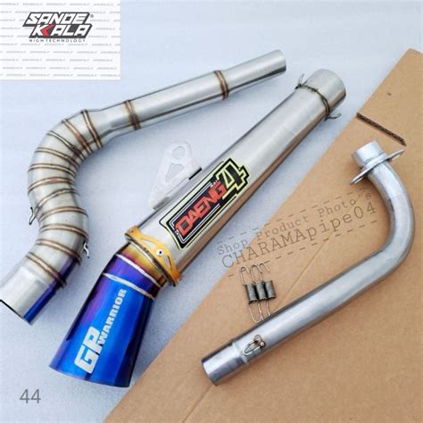 T Daeng Sai Open Spec Pipe Canister Mm Open Exhaust Pipe For Wave