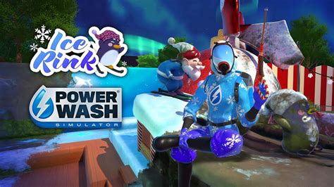 PowerWash Simulator Gains Free Ice Rink Seasonal Special Map Demo