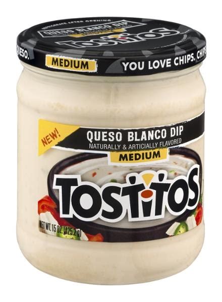 Tostitos Queso Blanco Medium Dip Hy Vee Aisles Online Grocery Shopping