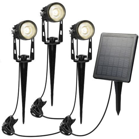 Ecd Germany Solarleuchte Garten Er Set Led Gartenbeleuchtung Solar