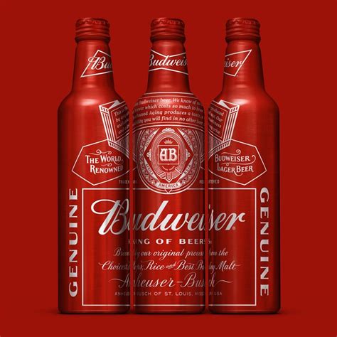 Budweiser Aluminum Bottle Design