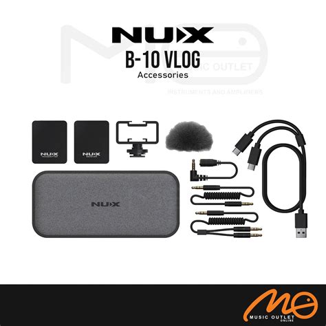 Nux B Vlog Ghz Wireless Lavalier Microphone System