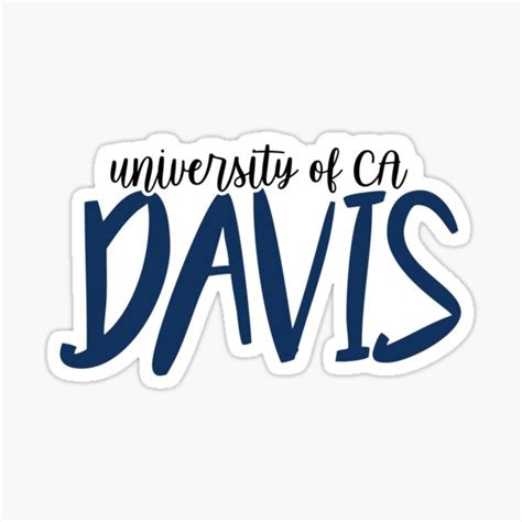 University Of California Davis Sticker For Sale By Mynameisliana