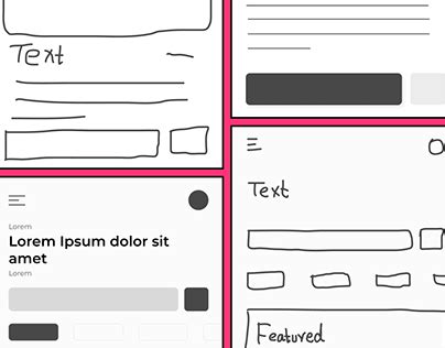 Mobile Wireframing Projects Photos Videos Logos Illustrations And