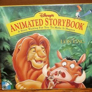 The Lion King Animated Story Book Disney Interactive Cd Rom Etsy