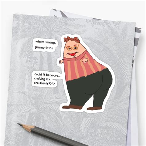 Carl Wheezer Dank Meme Jimmy Neutron Thicc Sticker By