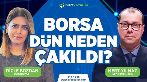 BORSA DÜN NEDEN ÇAKILDI MERT YILMAZ YORUMLUYOR l İnfo Yatırım YouTube