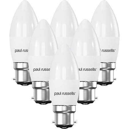 Paul Russells Bayonet Light B D W Bulb Cool White Natural White