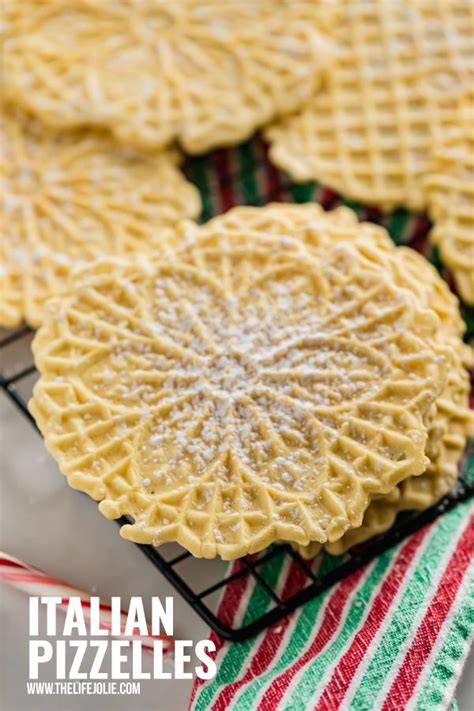 Italian Pizzelle Recipe Waffle Cookies Pizzelle Waffles