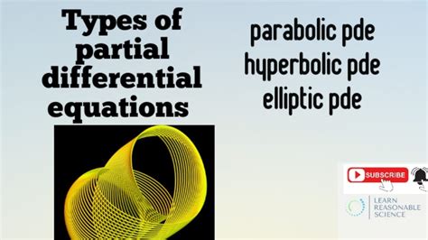 Types Of Partial Differential Equations Parabolic Hyperbolic