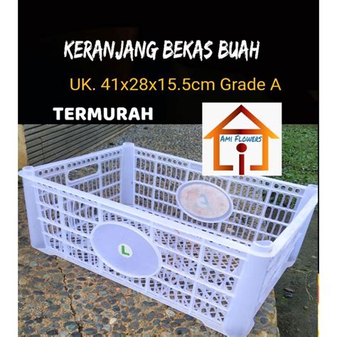 Jual Keranjang Plastik Bekas Buah Keranjang Serbaguna Keranjang Tempat