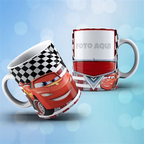 Arte Digital Para Caneca Sublima O Carros Mcqueen Elo