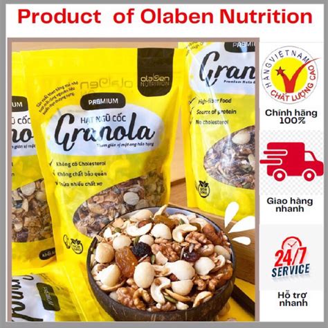 Olaben Nutrition Hạt Granola 500g Shopee Việt Nam