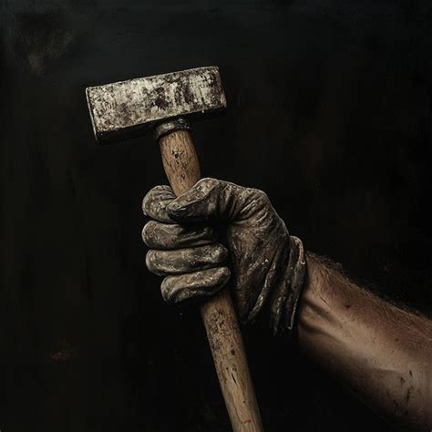 man holding  axe premium ai generated image