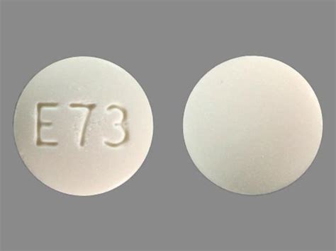 E73 Pill White Round 9mm Pill Identifier