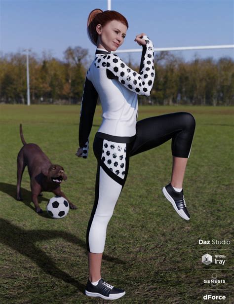 Dforce Soccer Mom Outfit For Genesis Female S Topgfx Daz D