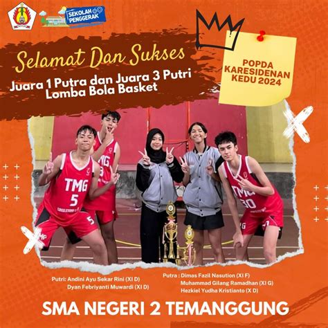 Sma Negeri Temanggung Meraih Berbagai Juara Dalam Kejuaraan Popda