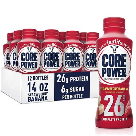 Fairlife Core Power 26g Protein Milk Shakes Ready To Drink For Workout