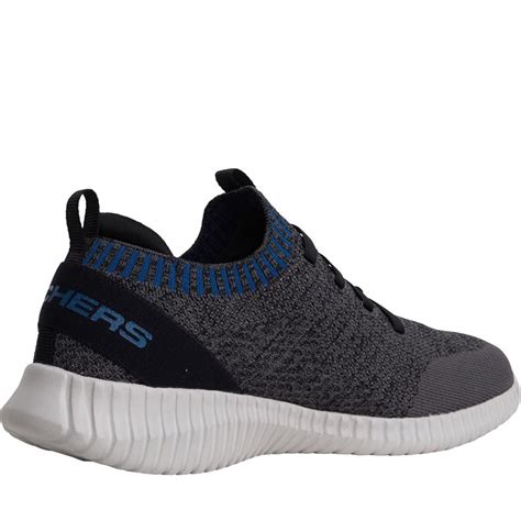 Buy Skechers Mens Elite Flex Karnell Trainers Charcoalblue