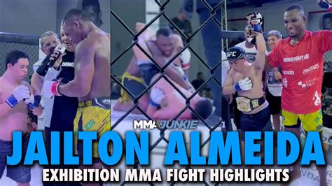 UFC S Jailton Almeida Loses To Down Syndrome Fighter In Exhibition Bout