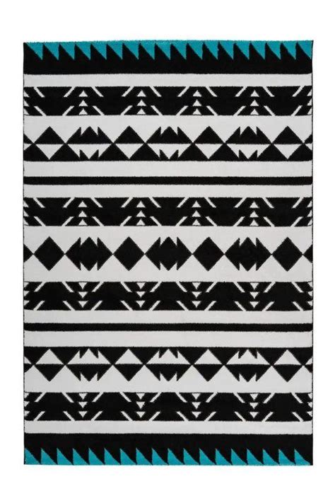 Ковер с Низким Ворсом Arte Espina в Этно Стиле Черно-белый 400 120x170 ...