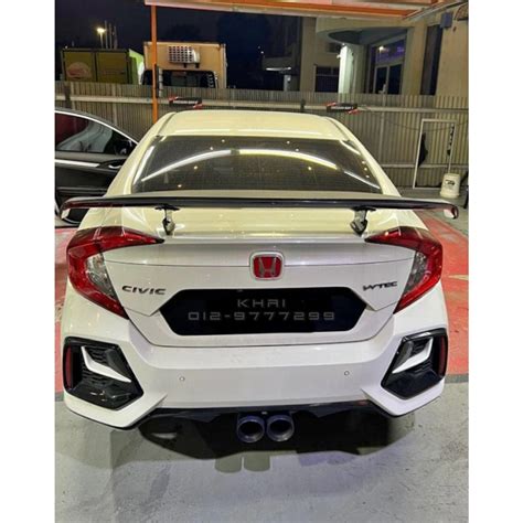 Honda Civic Fc Varis Spoiler Gt Wings Spoiler V Varis Material Fiber