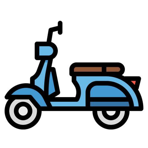 Vespa Free Transportation Icons