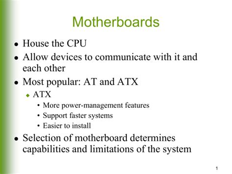 Motherboard Diagram in Detail